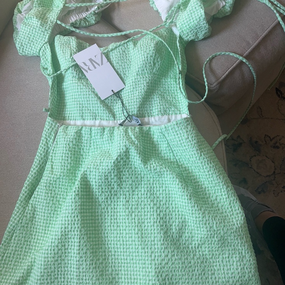 Zara Mint Green Dress - Brand New w Tags